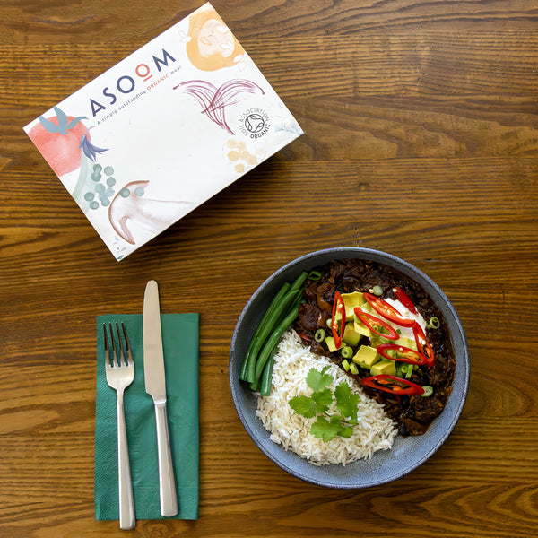 ORGANIC BLACK BEAN & BELUGA LENTIL CUBAN CHILLI