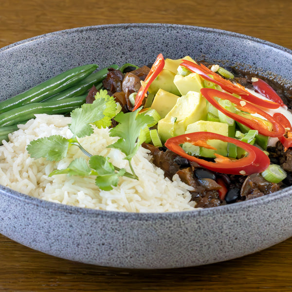 ORGANIC BLACK BEAN & BELUGA LENTIL CUBAN CHILLI