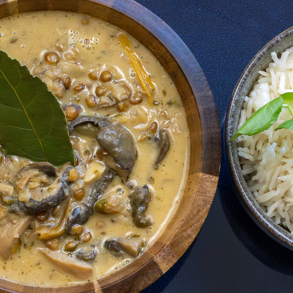 ORGANIC MUSHROOM, LENTIL & BLACK BEAN STROGANOFF
