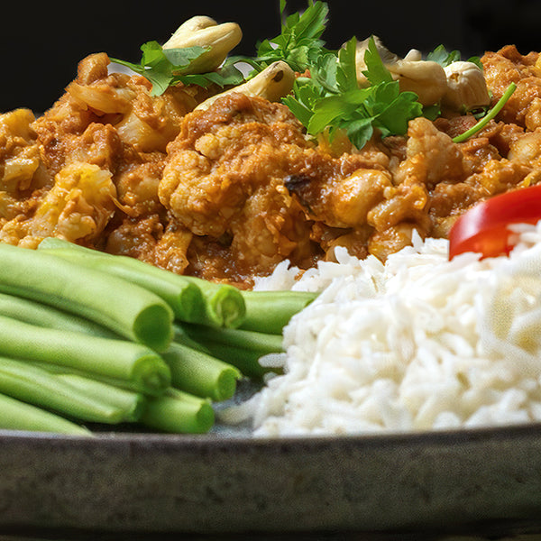 ORGANIC CAULIFLOWER, CASHEW & CHICKPEA BUTTER MASALA