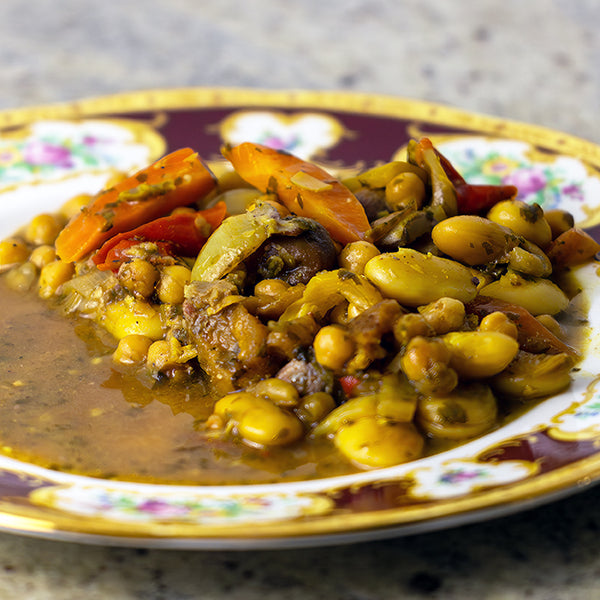 ORGANIC CHICKPEA & BUTTERBEAN TAGINE